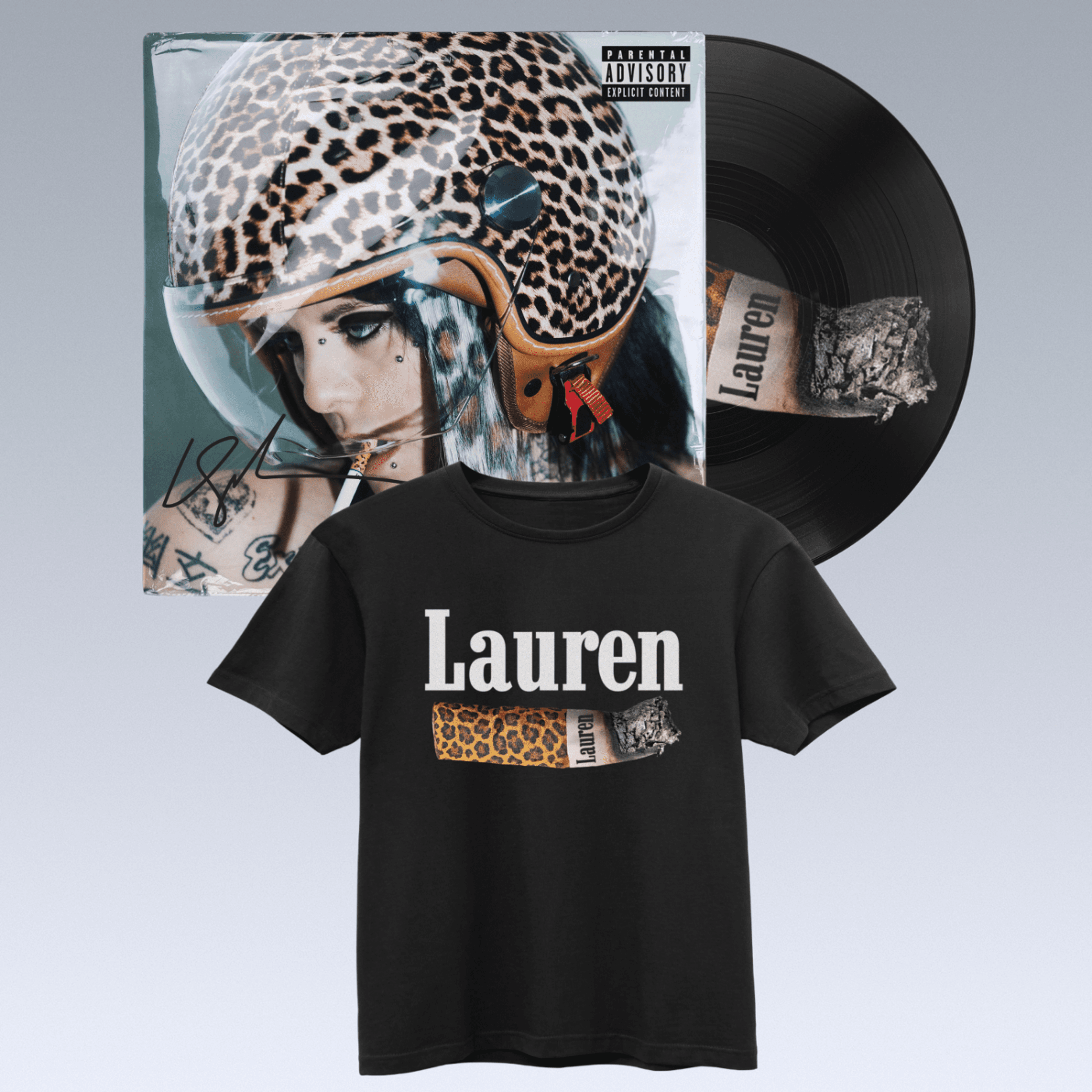Lauren Sanderson - LAUREN (Signed Vinyl + Black Tee Bundle)