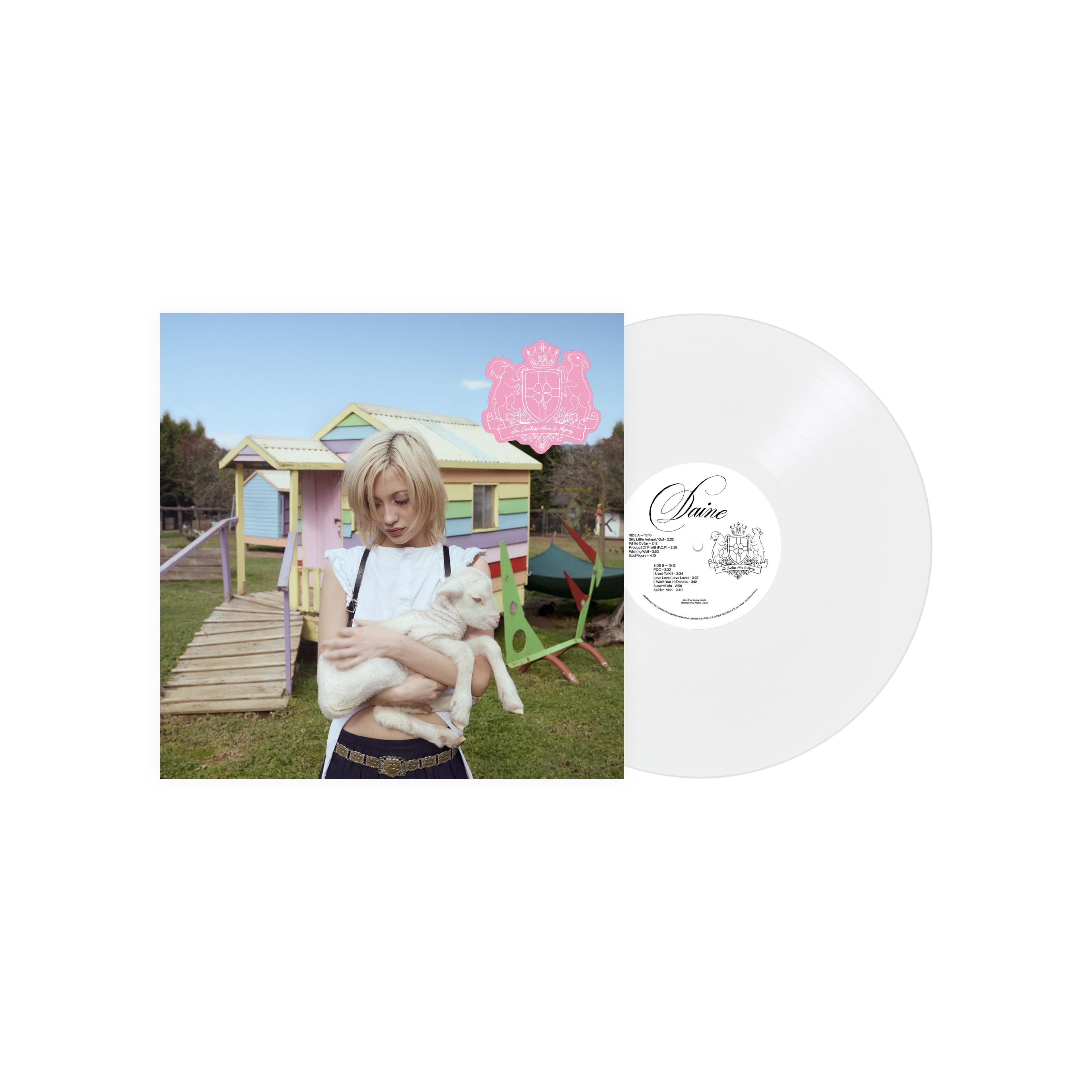 PRE-ORDER: daine - In Endless Awe & Agony (White Vinyl) - 1st Edition
